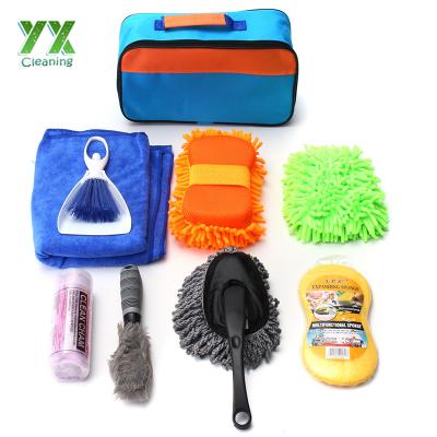 China Eco - Friendly Manufacturing Tool Extreme Car Set Microfiber Car Cleaning Kit for sale