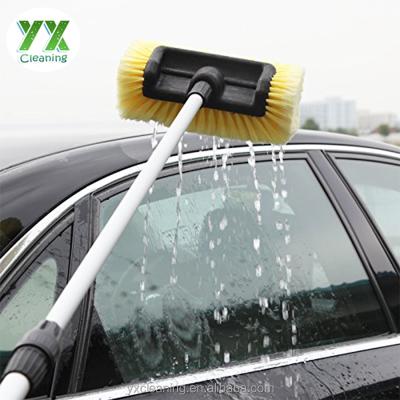 China Bristle Soft Best Sell 5 Face Brush Head Telescopic Car Wash Brush for sale