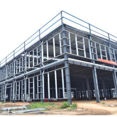 China Design Commercial Building Factory Fabricate Steel Prefab Warehouse / Multi Story Storage Building for sale