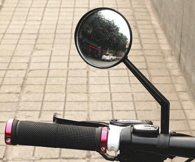 China Mountain Bikes Bike Accessories Bicycle Wing Mirror Bike Rear View Adjustable Convex Glass Mirror for sale