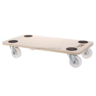 China FSC Easy-Moving Wooden Trolley Finger Grip Plywood for sale