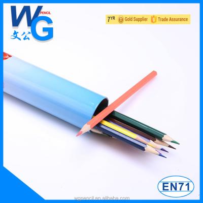 China Students Use 12 Set Colored Pencil / Students Soft Pencil With Customized Pencil Gift Box for sale