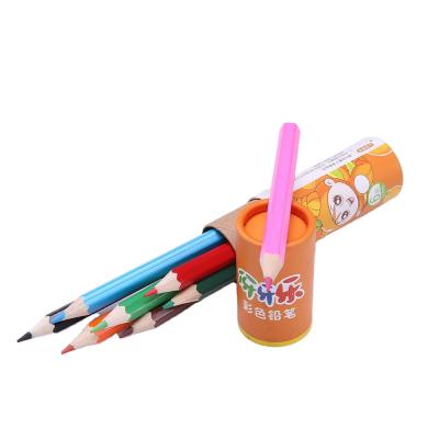 China Students use Wengong brand colorful shorthand pencil/3.5 inch colored pencil/mini pencil for sale