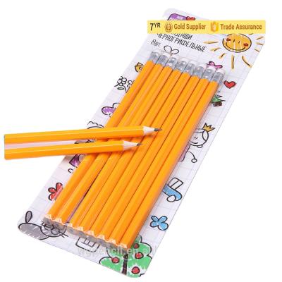 China Students use 2017 most popular school supplies HB pencil with new structure eraser for sale