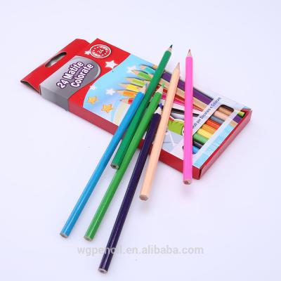 China Students use cartoon drawing 24 color pencils for sale