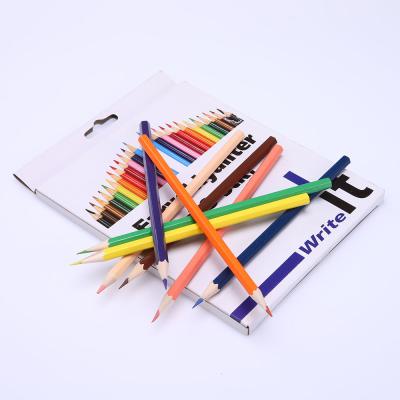 China Students Use CE Certificated Colored Pencil Short Gift Set Packing In Paper Box for sale