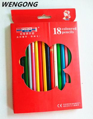 China Promtion 18pcs Color Pencils 7 Inch Colored Charcoal Pencils Colored Charcoal Pencils for sale