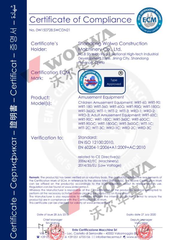 CE - Wolwa Group Co., Ltd.