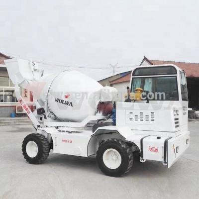 China Farms Self Loading Concrete Mixer Truck Truck With 1.5m3 Capacity for sale