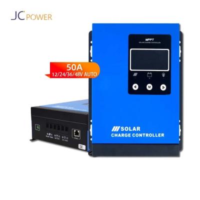 China Auto Charger Controller Regulador Solar Mppt Work 150v DC High Definition LCD Display 50a 60a 12v 24v 36v 48v For Monitor Solar System for sale