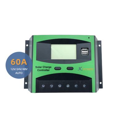 China SOLAR Charger Controller JC 36V 48V Volt 60A PMW Solar Charge Controller for sale