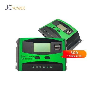 China Solar Charger Controller JC 30a 12v/24v Mppt Solar Controller Battery Charge Regulator with Max Input 50v Tracer Protect Solar System for sale