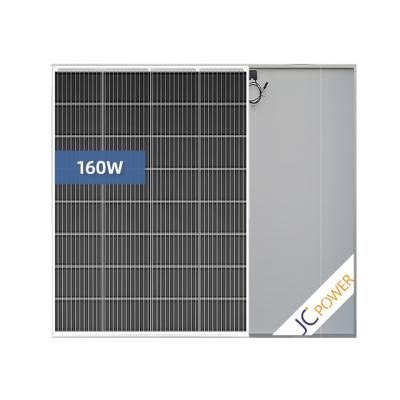 China JC Solar Power System Factory New Solar Panel 110W 150W 170W Black Solar Panel High Efficiency For Yacht Boat for sale