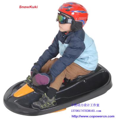 China plastic, snow vehicle, snow scooter for kids, foldable sled, aluminum sled, sled crossroad, toy snow blower, plastic snow sled SnowKuki for sale