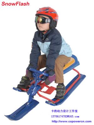 China wooden sled, cheap sleds, kid model, kids snow sled, small craft ideas, snow bike kit, snow slide tube, jet ski for kids SnowFlash for sale