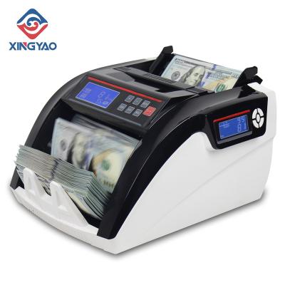 China Fake counter 5800D UV/MG counter falso LCD display note automatic account money detector bank note money billete counting machine for sale