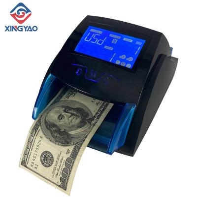 China Counterfeit XD-520B USD EUR Banknotes MYR THB LBP Money Counter Note Finder Detection with 4 Sides Insert Money Detector for sale