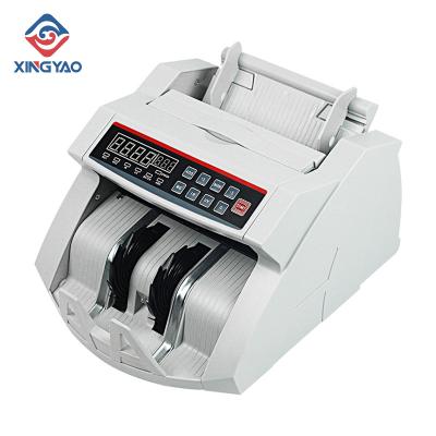 China Money Detection Count Machine UV/MG/IR 2108 LED Display Money Counter Bill Counter Banknote Counter for Paper and Polymer Currency for sale