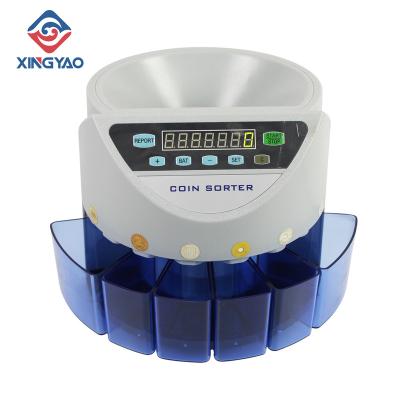 China Automatic Count Value Coin Sorting Sorter/Counter for JPY/MYR/USD/GPB/PHP/TWD/AED/EUR Coins Counting Machine Customization Japanese Coin Sorter/Counter for sale