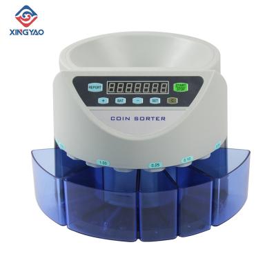 China Accurate Count Philippines Portable Coin Sorter And Counter Machine For PHP Coins Sorting Equipment 1100pcs for sale