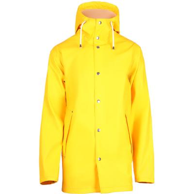 China Eco - Friendly Rain TOP Selling Waterproof Polyester Rain Coat Men 's Durable Wear Raincoat for sale