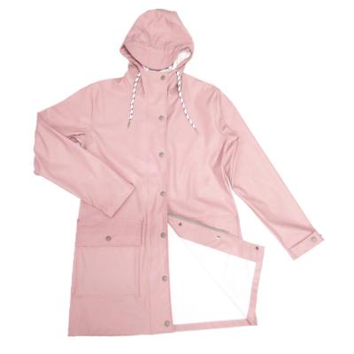 China Custom Designed Eco - Friendly Fashion Waterproof Raincoat Rain Jacket for sale