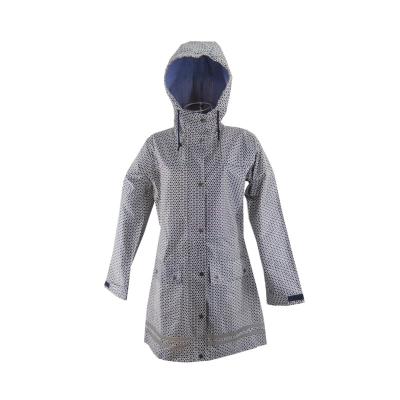 China Bachelor Raincoats All Star Above Printing High Quality Hooded Lady Raincoats Manufacturers Rain Wear For Ladies Cambric Basic Fabric for sale