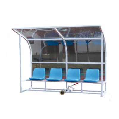 China Outdoor Sport Game Stunity Football Stadium Soccer Substitute Player Bench Shields for sale