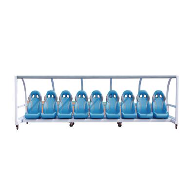 China Outdoor Sport Game Stunity Football Stadium Player Shelter Benches For Soccer Players for sale