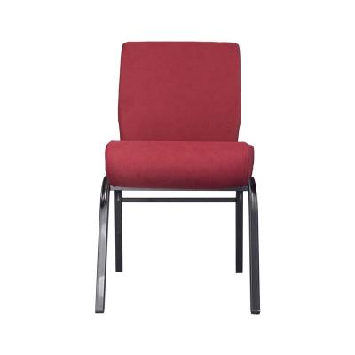 China Modern High Quality Fire Proof Upholstery Stunity Chair Stackable Church Chair With Link Lock for sale