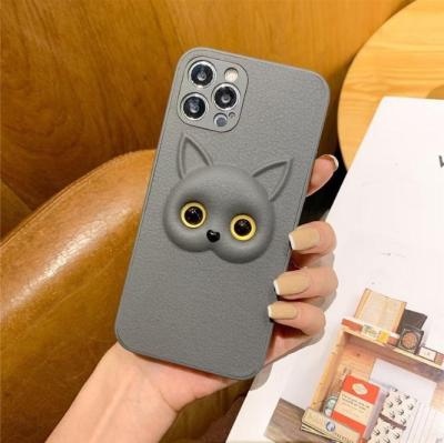 China High Protective Leatherette Cute Cat Mobile Phone Case For IPhone /07 for sale