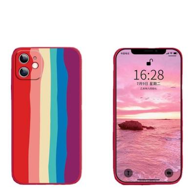 China Colorful Anti-fall TPU+Liquid Silicone Mobile Phone Case For VIVO X50PRO/X9/Y85/Z1 for sale