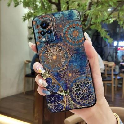 China Colorful Anti-fall TPU+Silicone Mobile Phone Case For VIVO V21//03 for sale