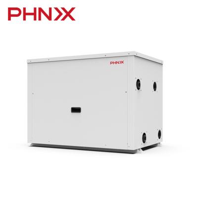 China Hotels PHNIX R134a water source heat pump water heater for industrial water heating for sale