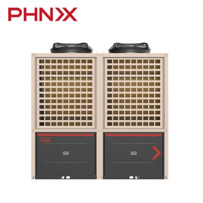 China Low Noise Running Commercial Hotels PHNIX R410A Heat Pump Air Cooled Water Chillers for sale