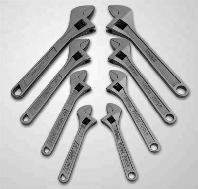 China CR-V Chrome Vanadium Steel Factory Industrial Auto Repair Steel Classic Adjustable Wrenches for sale