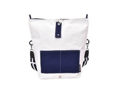 China Trendy Canvas Square Color Block Contrast Canvas Bag Envelope Fold Over Shoulder Messenger Crossbag Sling Bag for sale