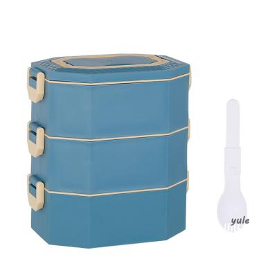 China Freshness Preservation Eco-Friendly Portable SUS304 Stainless Steel Lunch Box Food Storage Box for sale