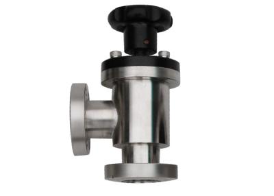 China Light Weight Vacuum Angle Valve DN25 KF Less Mechanical Wear CE Approved for sale