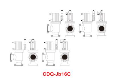 China Reliable Seal Vacuum Angle Valve Pneumatic  Drive / Smc Vacuum Valve Small Leakage for sale