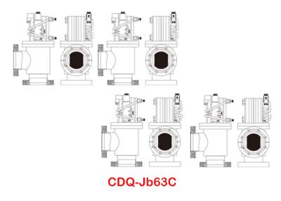 China Pneumatic  Vacuum Angle Valve Flange ISO-K/ CF Leak Rate ≤1.3×10-10 Pa.M3/S for sale