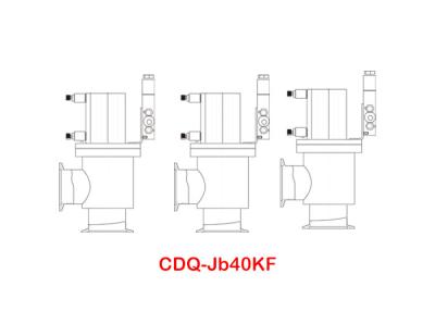 China High Vacuum Angle Valve Flanged Small Leakage Any Mounting Position for sale