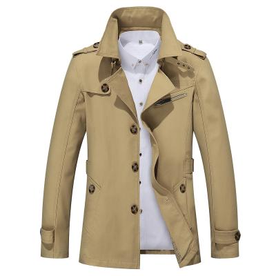 China Winter Viable Designer Mont Erkek Kaban Wear Thick Jacket Slim Ditch Coat Long For Men for sale