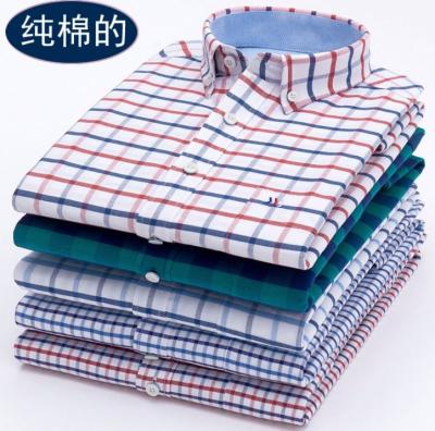 China 2021 anti-pilling men's shirt 100% cotton office shirts long sleeve shirts for men 2021 stylish for men for sale