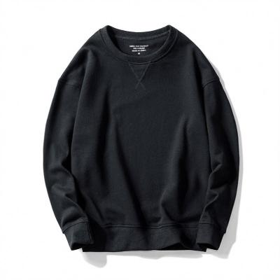 China Wholesale High Quality Anti-Shrink Fashion Crewneck Oversized Men's Cotton Sweater Blank Sweatshirts for sale