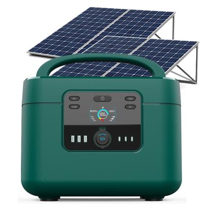 China POPOWER 1200w solar power station outdoor solar power battery lifepo4 system camping wireless charging portable solar generator for sale