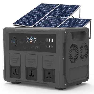 China POPOWER MINI Solar Generator 300w 500w 1000w 1200w 2000W 2500W Wireless Charging Portable Power Station for Outdoor Camping Home Emergency for sale