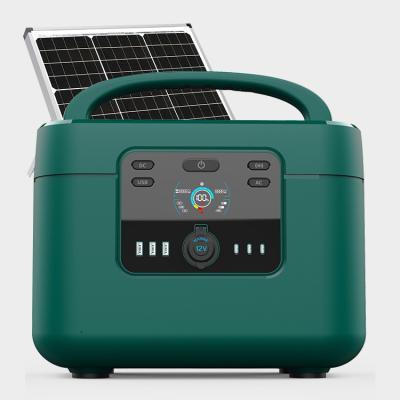 China POPOWER 1200w outdoor power system supply wireless charging stand lifepo4 battery generator portable solar power station 1000w for sale