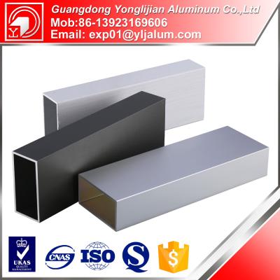 China Various Kinds Of Custom Size Aluminum Square Hollow Tube Decorations for sale