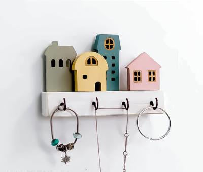 China China New Cartoon Cute Main Storage Rack Central Institute of Statistics Storage Rack Porch Wall Hanging Living Room Wall Decoration Hooks for sale